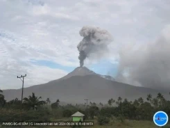 Hingga Sore Ini, Gunungapi Lewotobi Laki-laki Lima Kali Erupsi